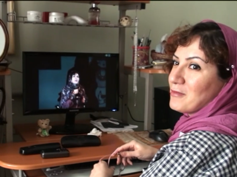  Frau im Schatten von MS